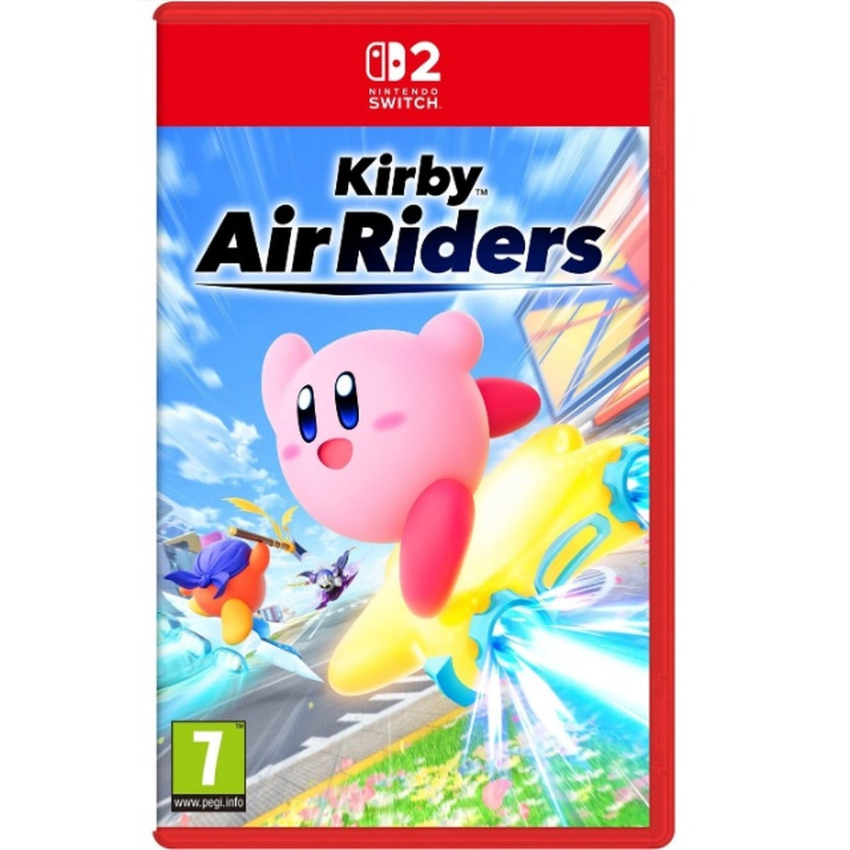 Kirby Air Riders Nintendo Switch 2 dobozos játék borítója