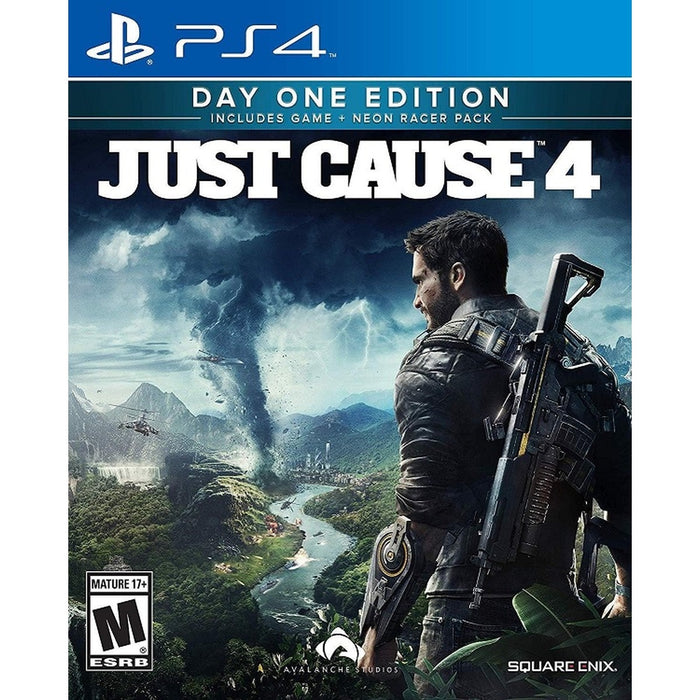 Just Cause 4 Day One Edition PS4 box art