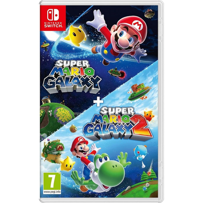 Super Mario Galaxy + Super Mario Galaxy 2 Nintendo Switch double pack box art