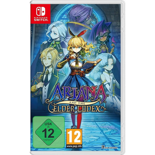 Ariana and the Elder Codex Nintendo Switch fizikai kiadás borítója könyvjelző bónusszal