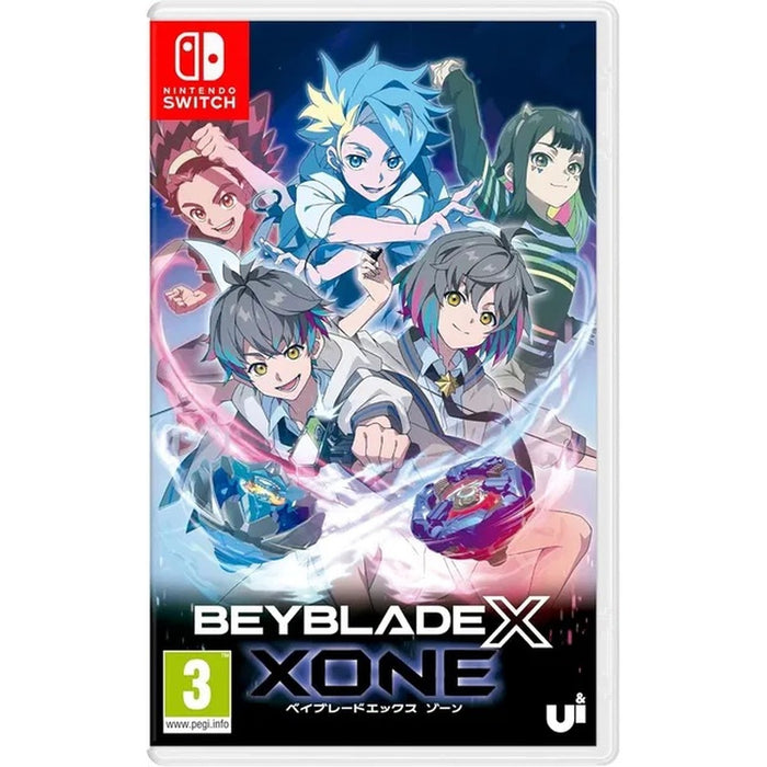 Beyblade X Xone Nintendo Switch game box art