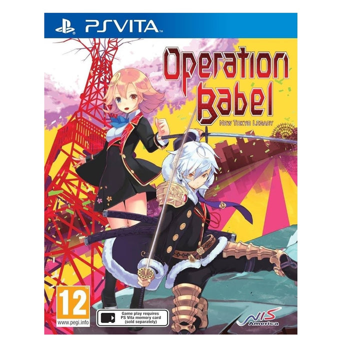 Operation Babel: New Tokyo Legacy PlayStation Vita box art (Spanish edition)