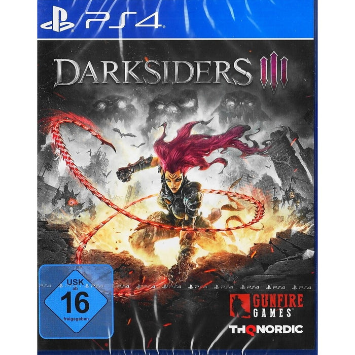 Darksiders III PlayStation 4 game box – German USK edition