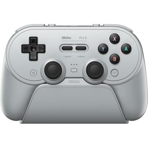 8BitDo Pro 3 Bluetooth Gamepad in Grey for Nintendo Switch 2 and PC