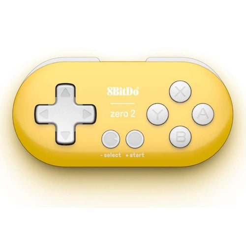 8BitDo Zero 2 Bluetooth Gamepad Yellow edition box for Nintendo Switch