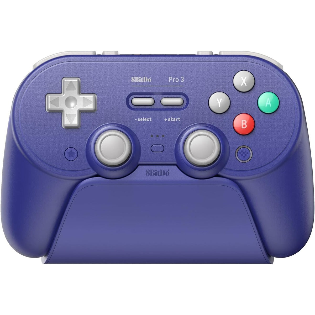 8BitDo Pro 3 Bluetooth Gamepad Purple for Nintendo Switch box