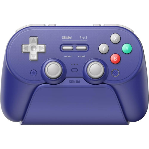 8BitDo Pro 3 Bluetooth Gamepad Purple for Nintendo Switch box