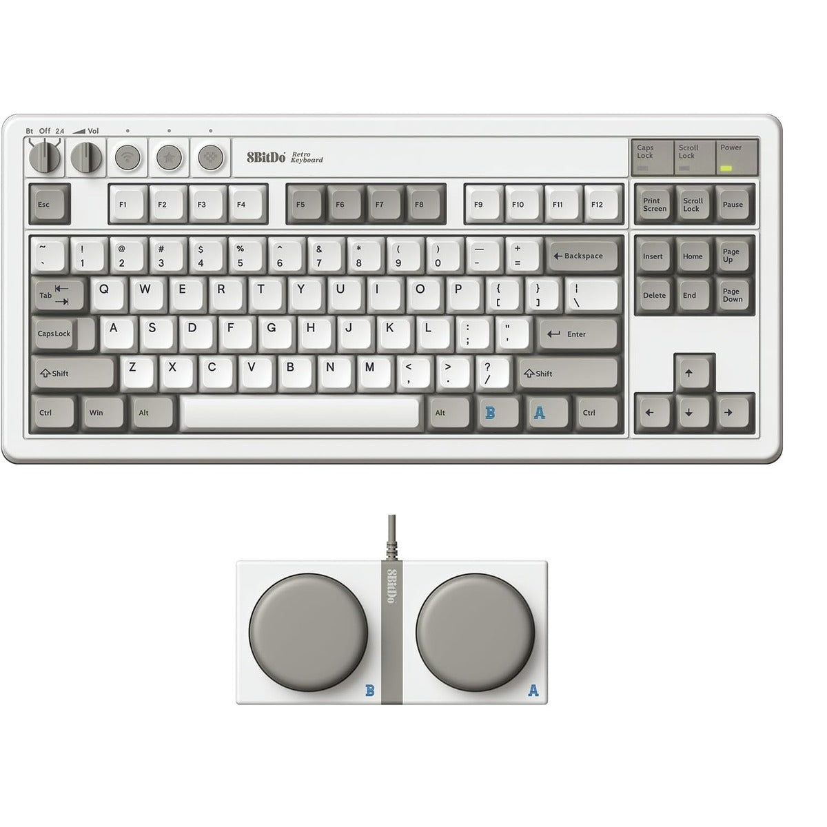 8BitDo Retro Mechanical Keyboard M Edition packaging