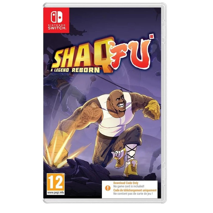 Shaq Fu: A Legend Reborn Code in a Box Nintendo Switch retail box