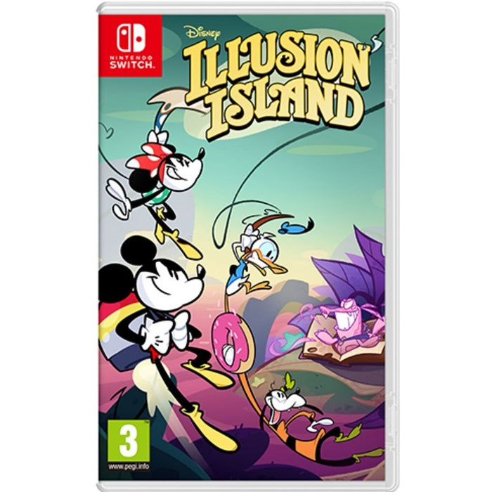 Disney Illusion Island Nintendo Switch game box art – French box edition