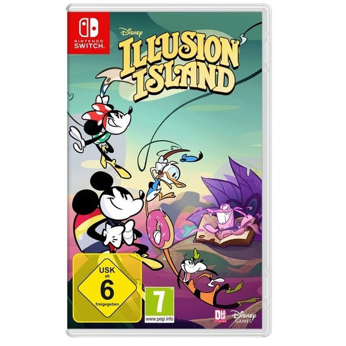 Disney Illusion Island Nintendo Switch box – German box edition