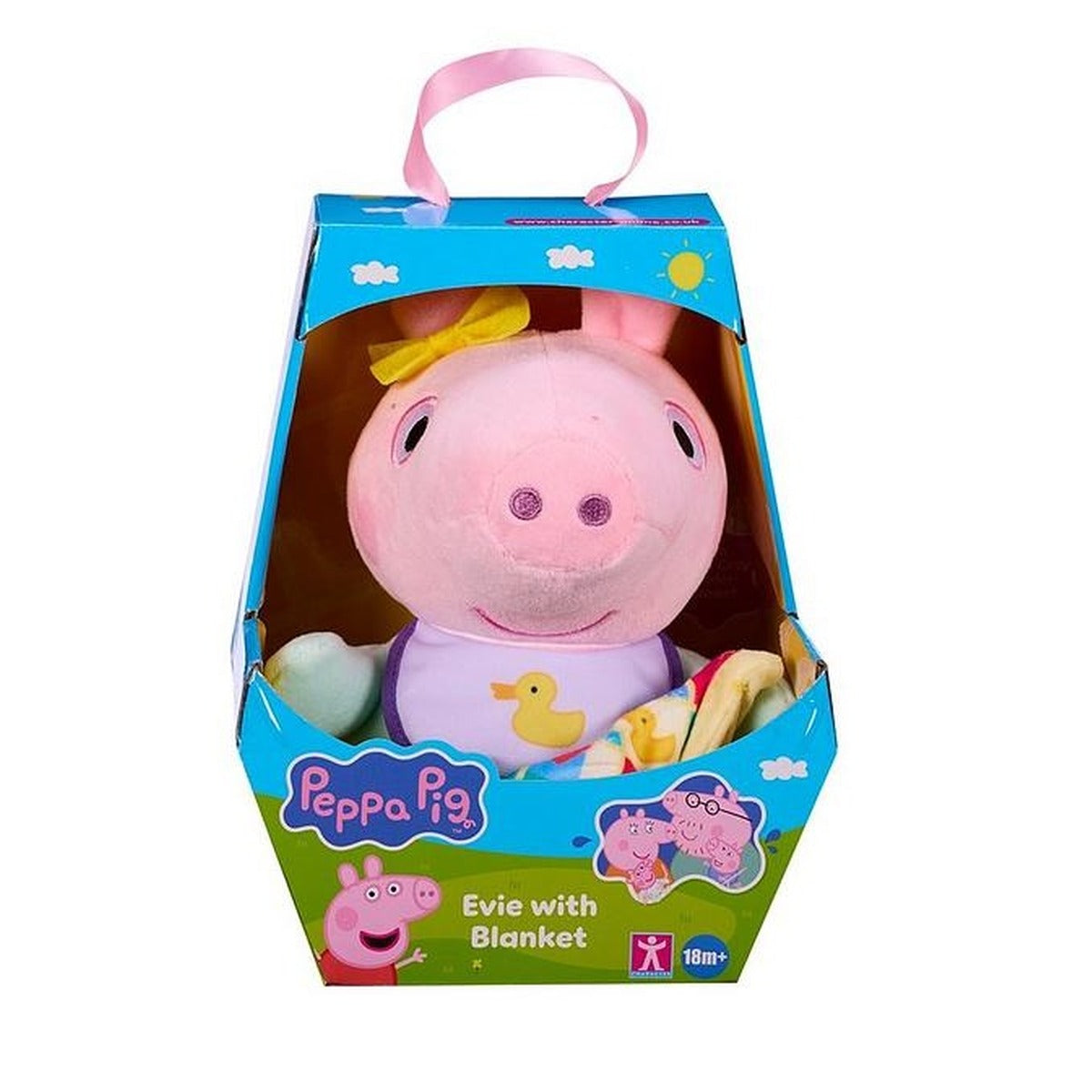 Peppa Pig Evie With Blanket soft plush toy by Character