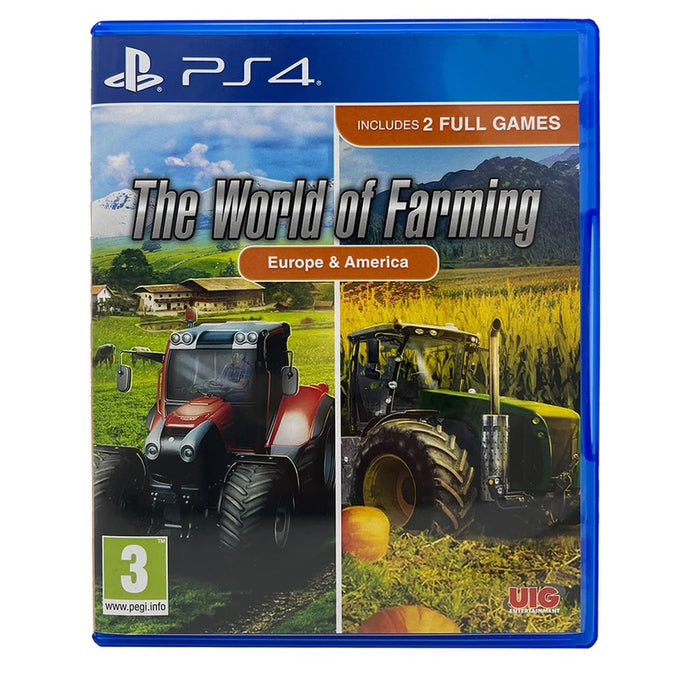 The World of Farming: Europe & America – PlayStation 4 game box art