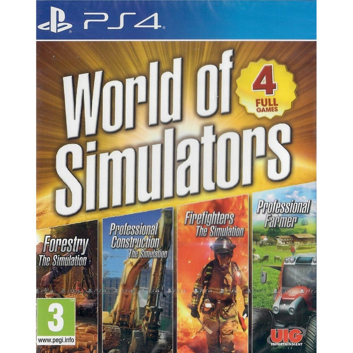 World of Simulators 4 Game Bundle PlayStation 4 borító