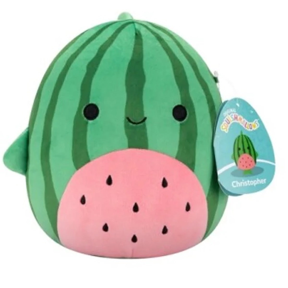 Squishmallows 7.5 inch Christopher the Watermelon Whale plush toy