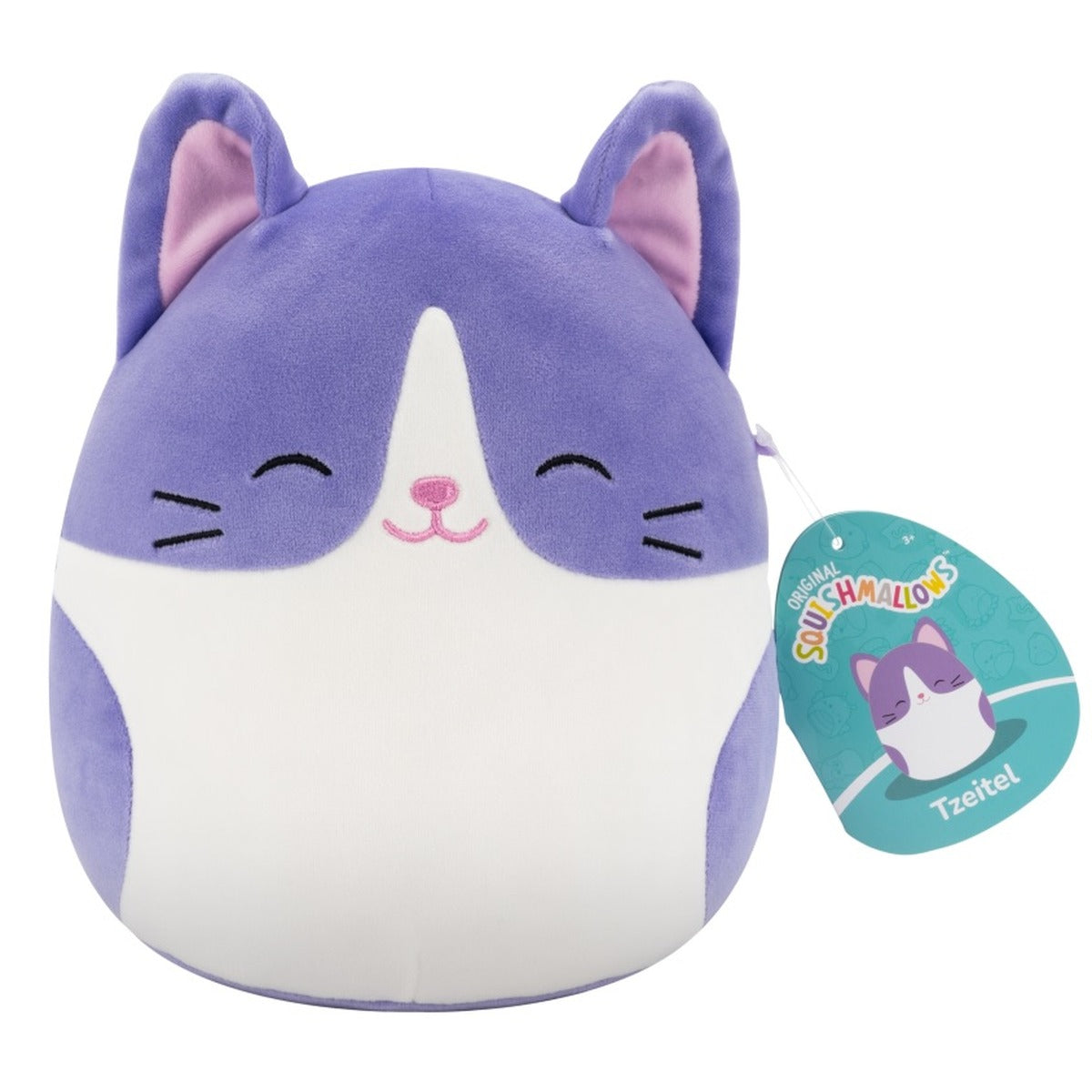 Squishmallows Tzeitel the Tuxedo Cat 7.5 inch plush toy