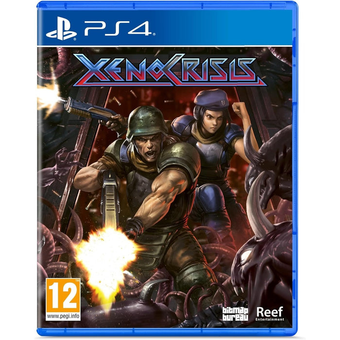 Xeno Crisis PlayStation 4 physical game box – EFIGS edition