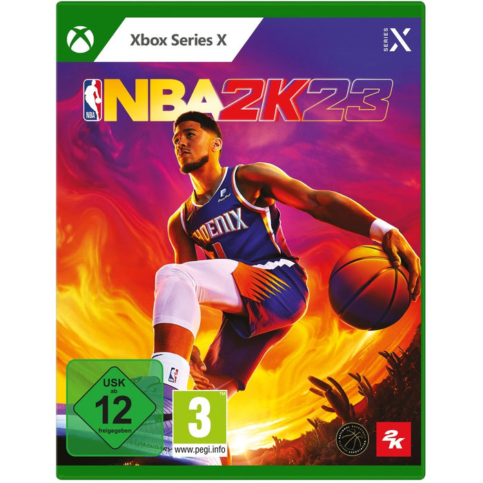NBA 2K23 Xbox Series X game box – German retail edition