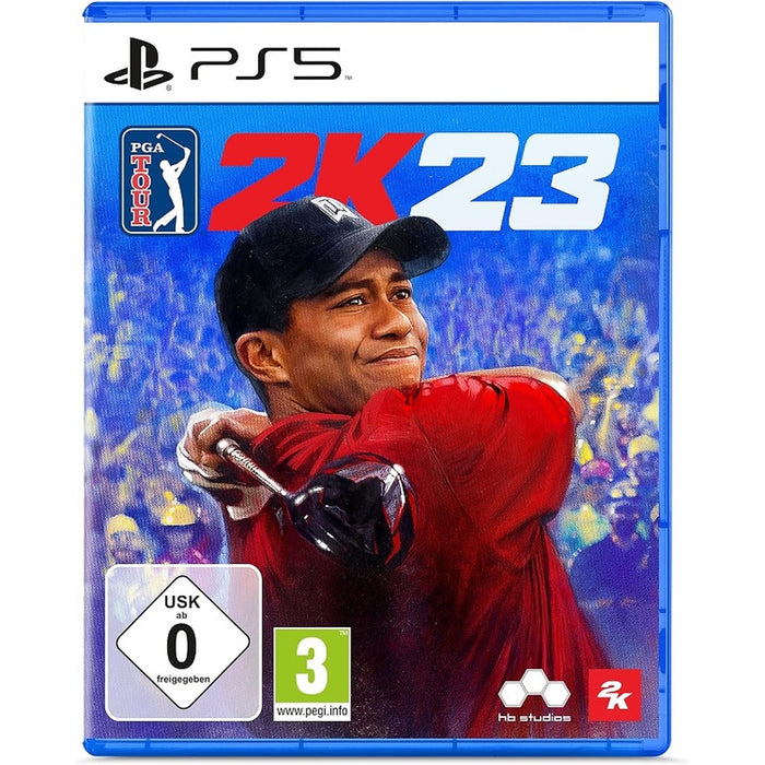 PGA Tour 2K23 PlayStation 5 game box art – German USK edition