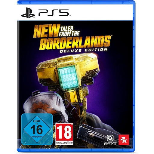 New Tales from the Borderlands Deluxe Edition PS5 játék doboza — német USK borító