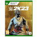 WWE 2K23 Deluxe Edition Xbox Series X French box cover art