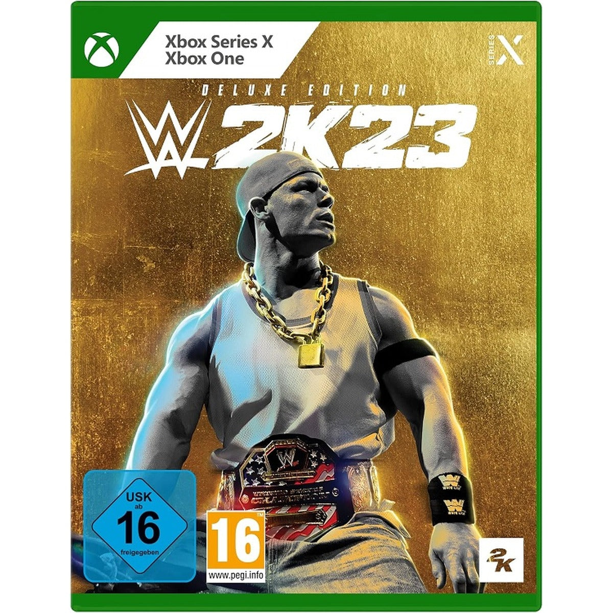 WWE 2K23 Deluxe Edition Xbox Series X doboz – német USK kiadás