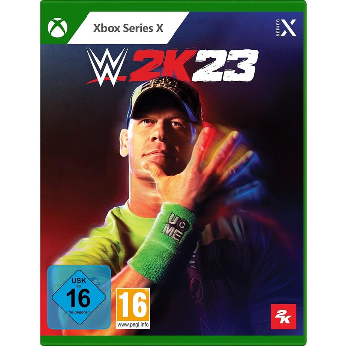 WWE 2K23 Xbox Series X box art – French/German edition