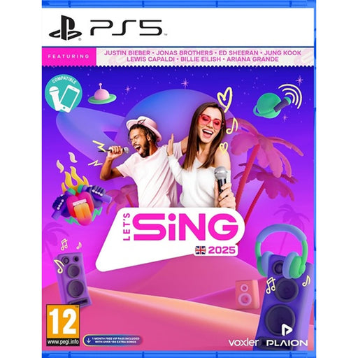 Let's Sing 2025 PlayStation 5 játék doboza
