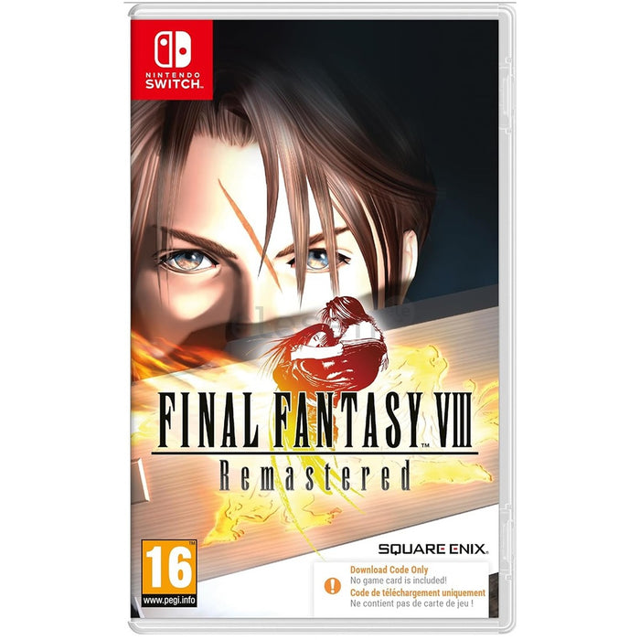 Final Fantasy VIII Remastered Code in a Box Nintendo Switch doboz