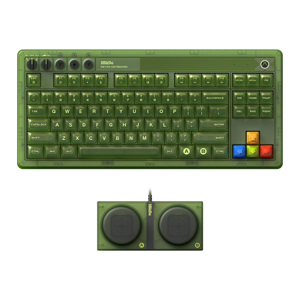8BitDo Retro 87 Mechanical Keyboard Xbox Edition box art