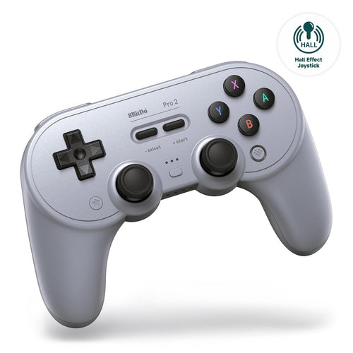 8BitDo Pro 2 Bluetooth Gamepad Gray Edition controller box