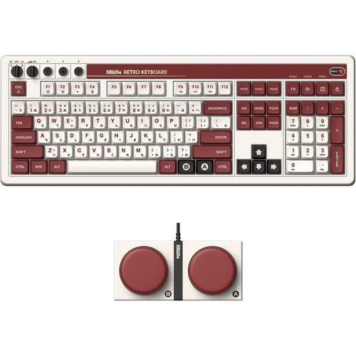 8BitDo Retro 108 Mechanical Keyboard Fami Edition box