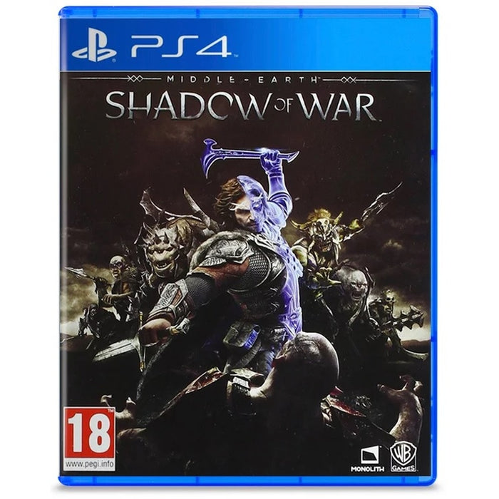 Middle-Earth: Shadow of War PlayStation 4 game box art