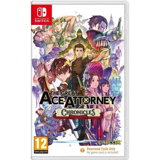 The Great Ace Attorney Chronicles Code in a Box Nintendo Switch játék doboza
