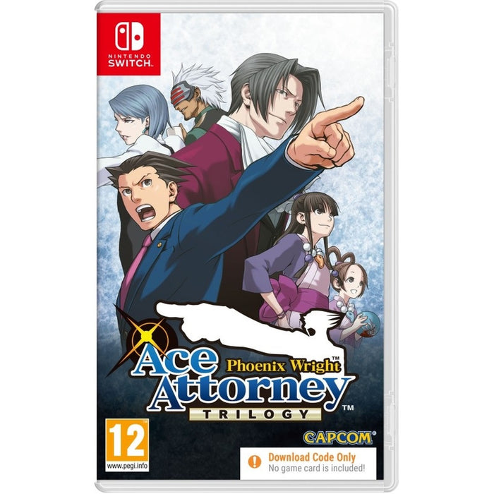 Phoenix Wright: Ace Attorney Trilogy Code in a Box – Nintendo Switch doboz