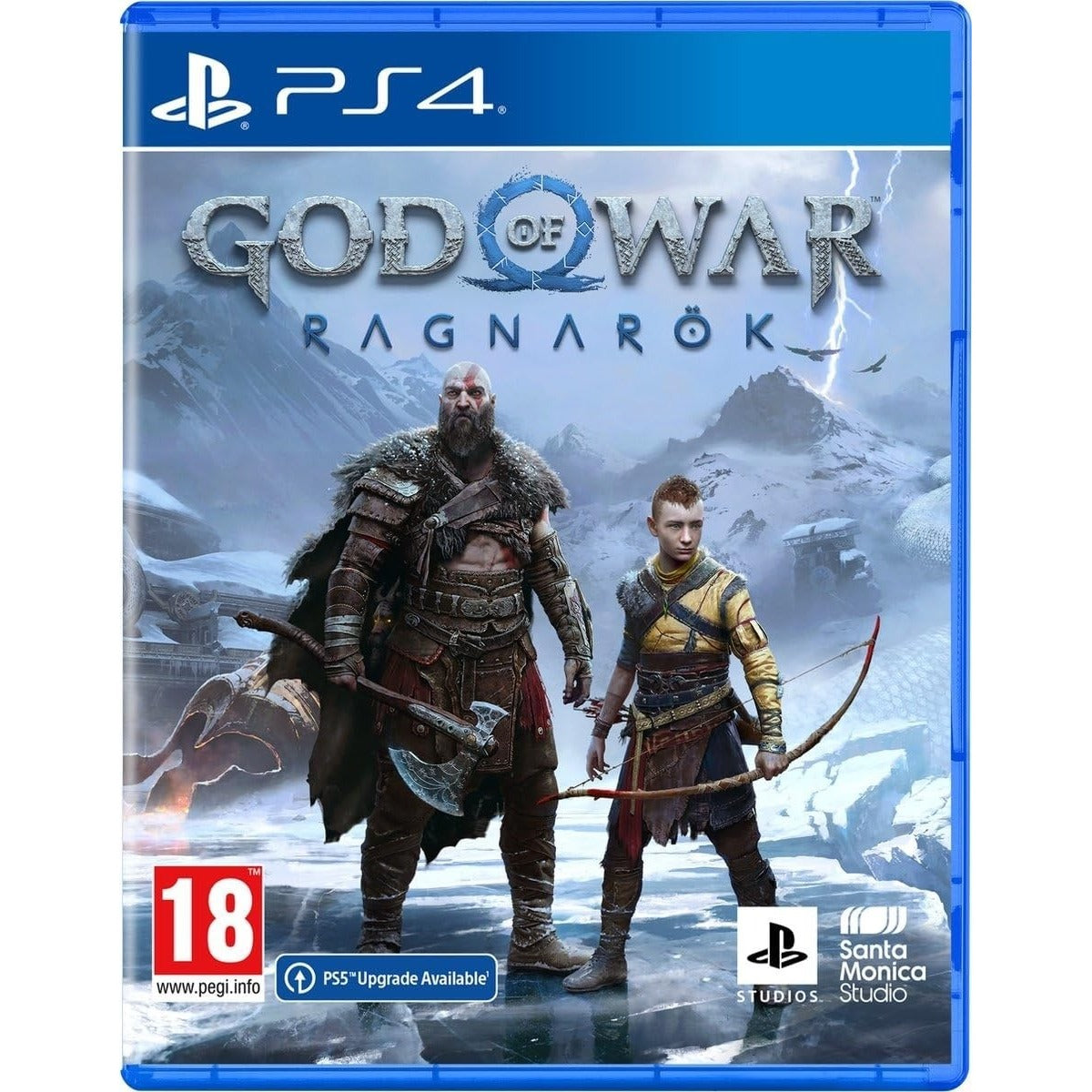 God of War Ragnarök PlayStation 4 játék doboza