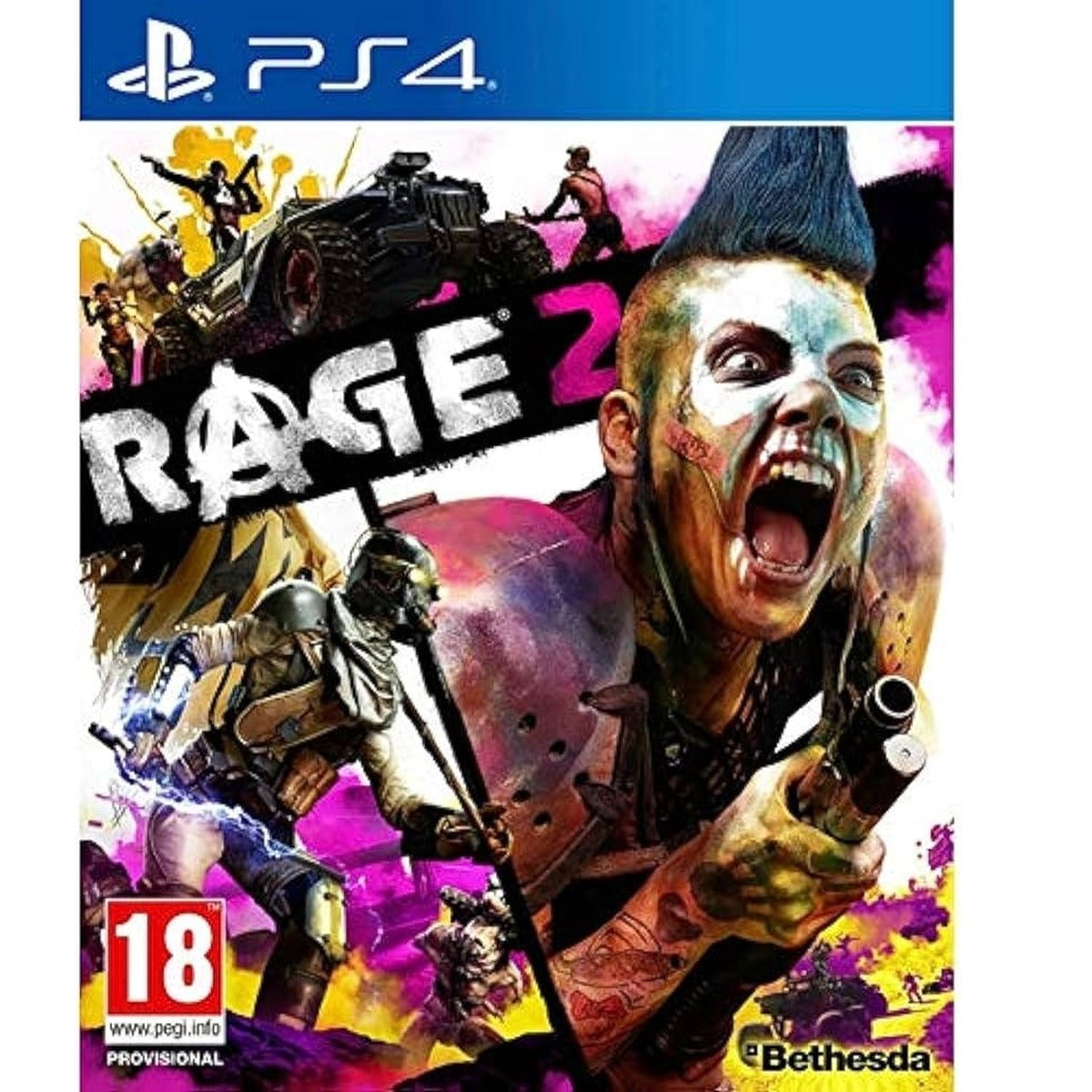 RAGE 2 PlayStation 4 game box art