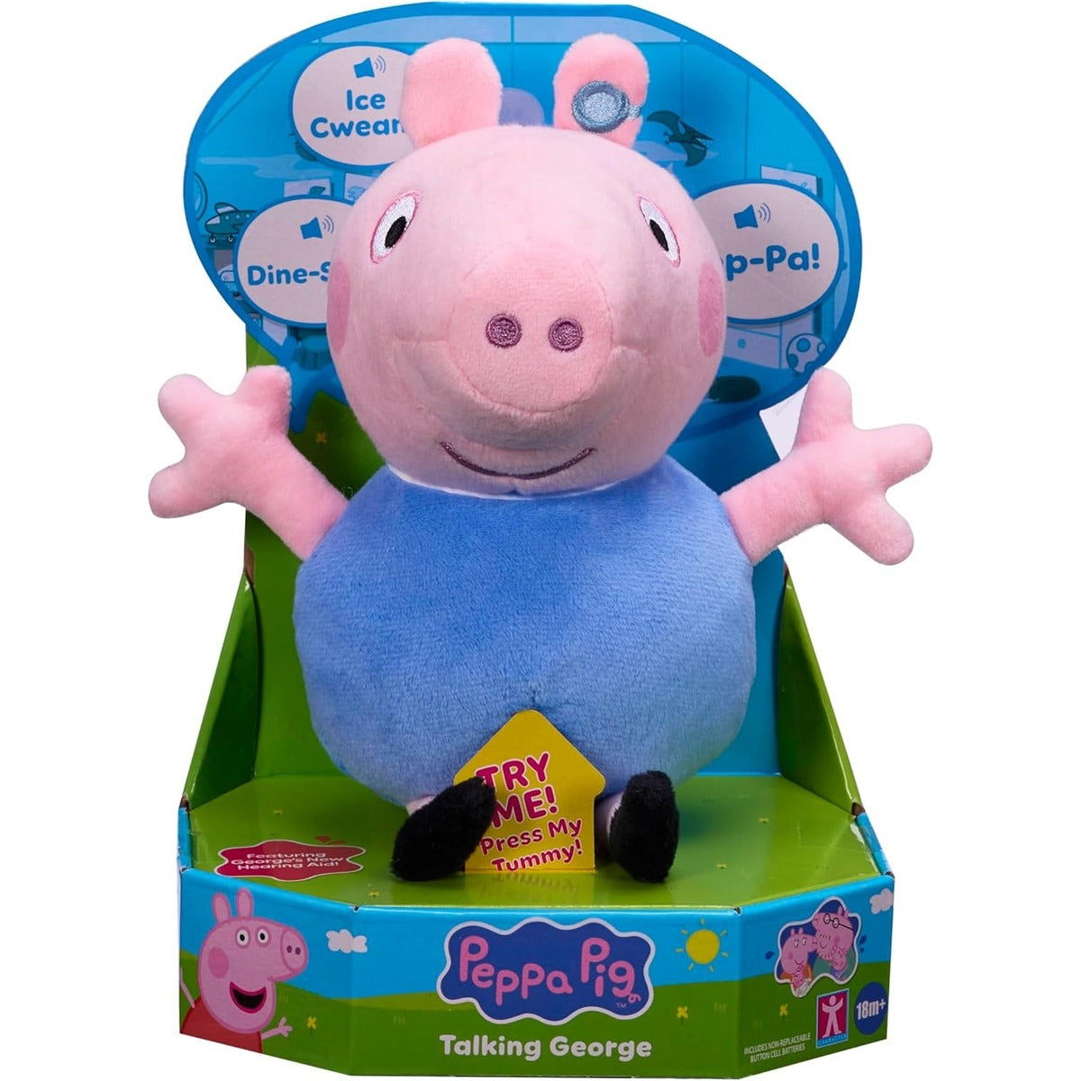 Peppa Pig Talking George soft plush toy by Character