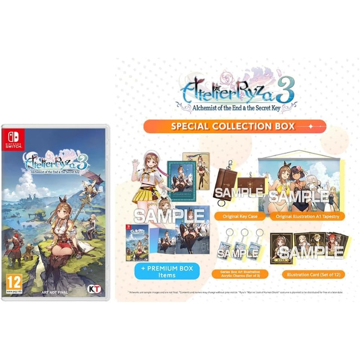 Atelier Ryza 3 Special Collection Box Nintendo Switch game packaging