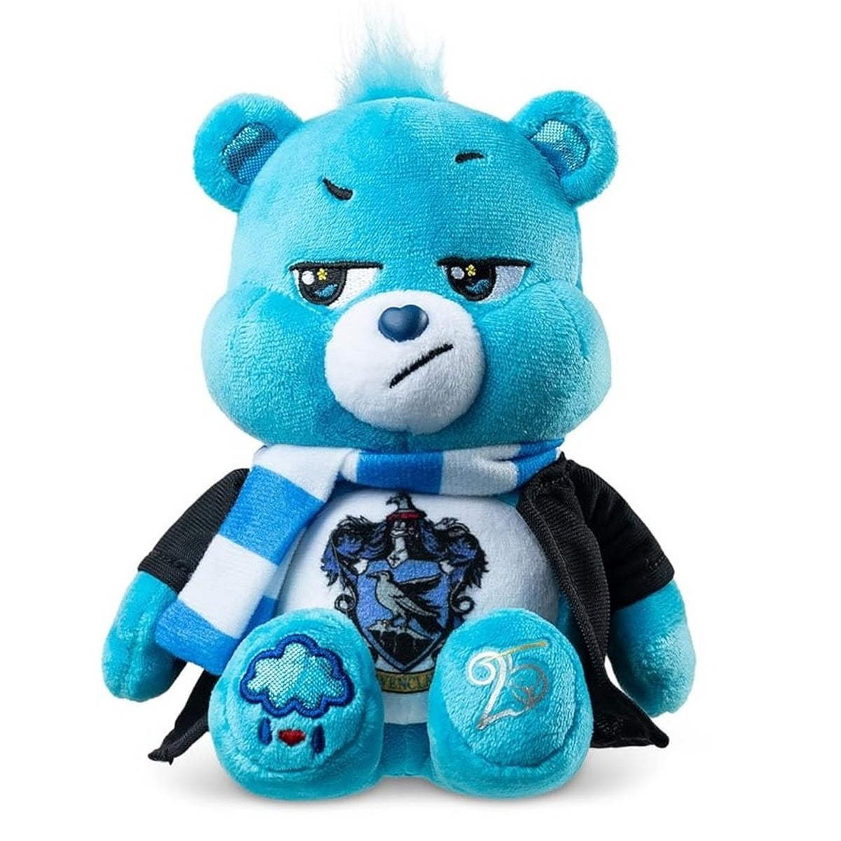 Care Bears x Harry Potter Grumpy Bear Ravenclaw 22cm plush in polybag packaging