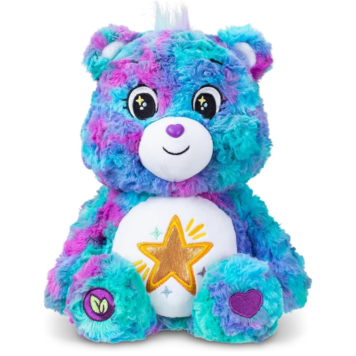 Care Bears Good Wishes Bear 35cm medium eco-friendly plush toy by Basic Fun