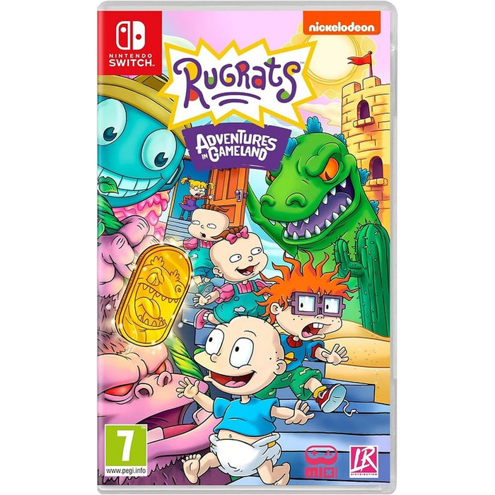 Rugrats: Adventures in Gameland Nintendo Switch physical cartridge box art