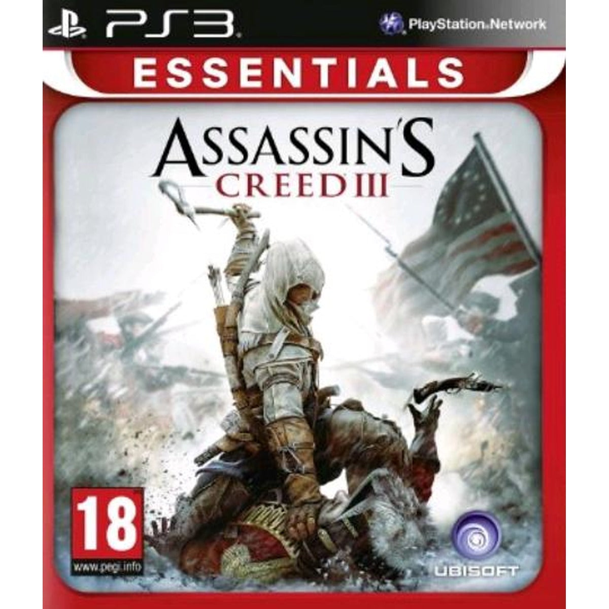 Assassin's Creed III Essentials PlayStation 3 game box