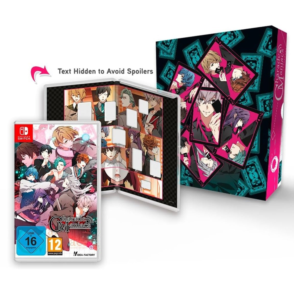Charade Maniacs Limited Edition Nintendo Switch box art