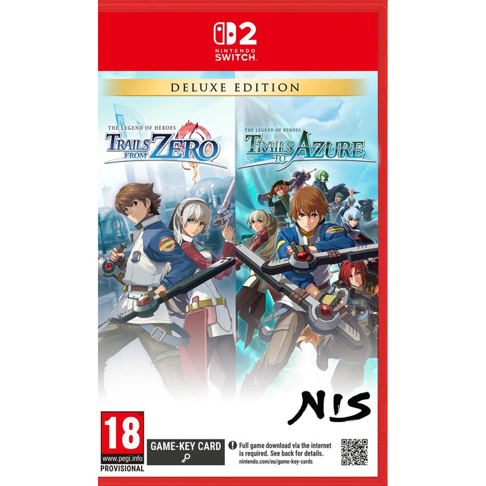 The Legend of Heroes Trails from Zero Trails to Azure Deluxe Edition Nintendo Switch 2 box art