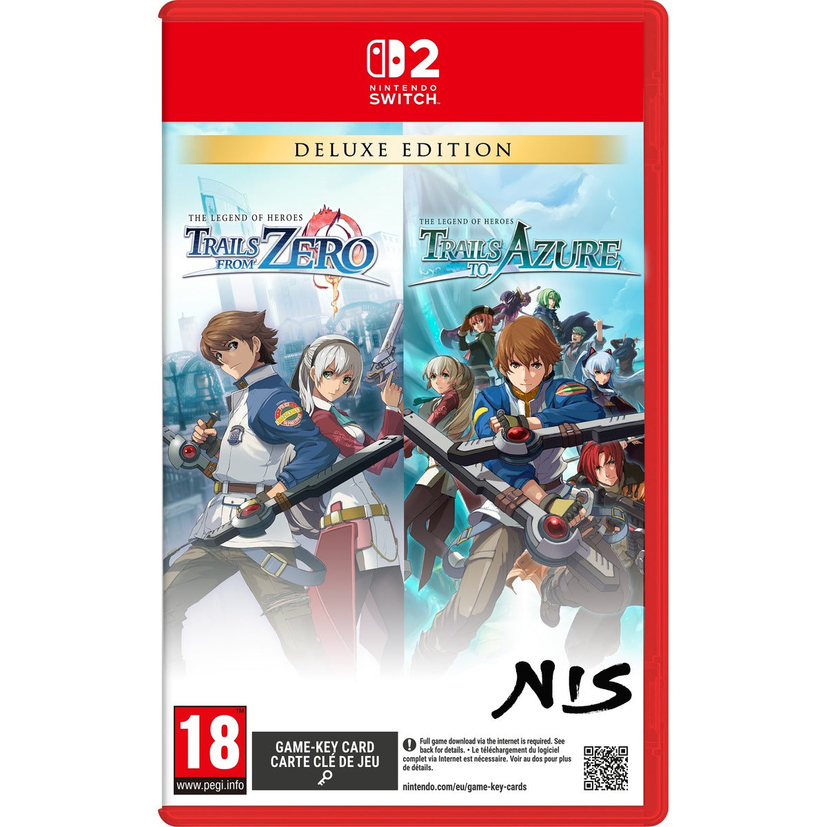 The Legend of Heroes: Trails from Zero / Trails to Azure Deluxe Edition Nintendo Switch 2 doboz