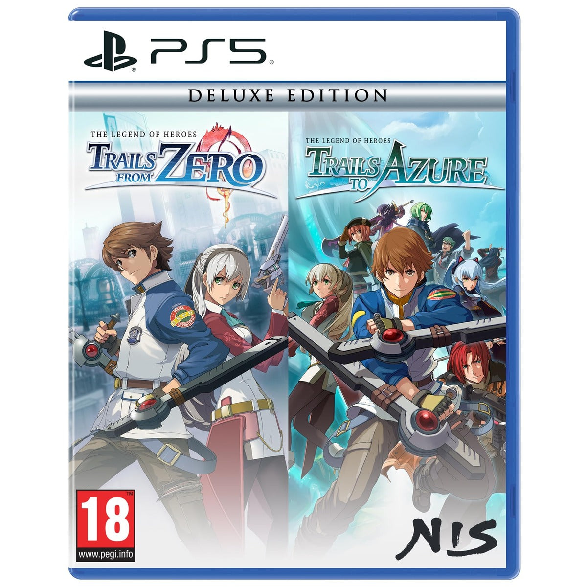 The Legend of Heroes Trails from Zero Trails to Azure Deluxe Edition PS5 doboz