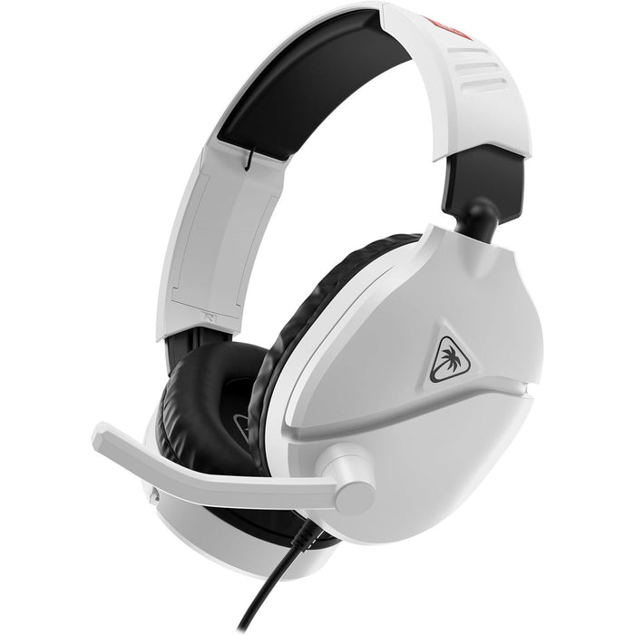 Turtle Beach Recon 70 wired gaming headset in white, officially licensed for Nintendo Switch