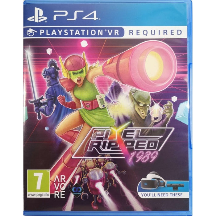 Pixel Ripped 1989 PlayStation 4 game box art