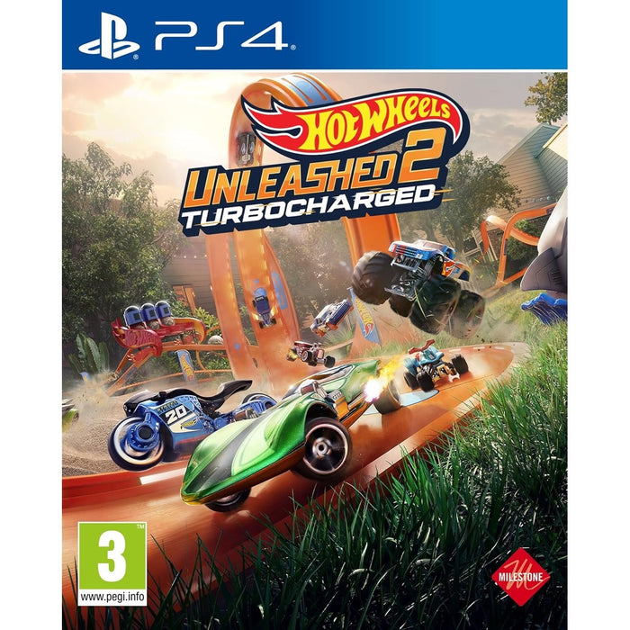 Hot Wheels Unleashed 2 Turbocharged PlayStation 4 game box art